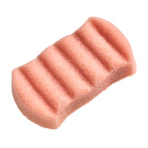 The Konjac Sponge Co Face Sponge With Nourishing Mineral Rich Pink Clay 6 Wave Спонж конняку для тела с розовой глиной 6 волн