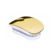 Ikoo Pocket Brush Gold Metallic Edition White Body Компактная расческа Цвет: Золотой с белым