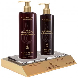 Lanza Keratin Healing Oil Emergency Service Двухфазное экспресс восстановление термальной терапией с кератиновым элексиром