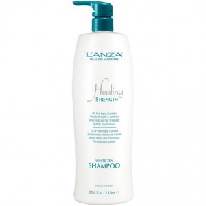 Lanza Healing Strength White Tea Shampoo Укрепляющий шампунь с белым чаем от преждевременного старения волос 1 л