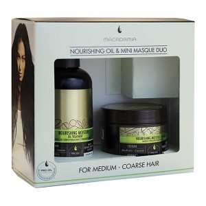 Macadamia Professional NOURISHING MOISTURE Oil & Mini Masque Duo Набор: Питательное увлажняющее масло, 125 мл + маска 60 мл