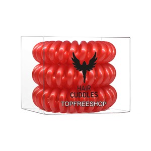 Hair Bobbles HH Simonsen Christmas Red Резинка-браслет для волос Цвет: Рождественский красный 3 шт