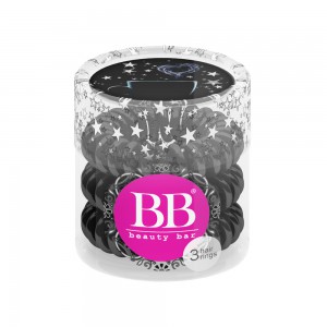 Beauty Bar Hair Rings Резинка-браслет для волос Цвет: Черный