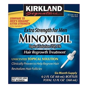 Minoxidil Kirkland Hair Regrowth Treatment 5% Лосьон от выпадения и для стимуляции роста волос 5% 6 х 60 мл