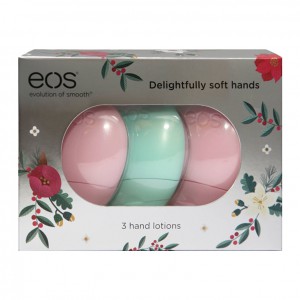 EOS 3 Hand Lotion Delightfully Soft Hands Набор из 3-х кремов для рук