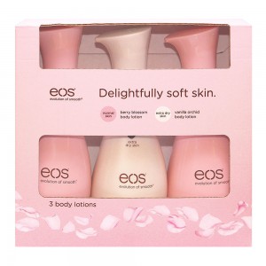 EOS 3 Body Lotion For Normal and Extra Dry Skin Набор из 3-х лосьонов для тела для нормальной и очень сухой кожи