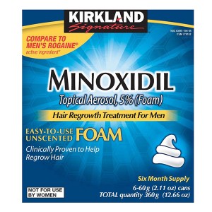 Minoxidil Kirkland Hair Regrowth Treatment Foam 5% Пена от выпадения и для стимуляции роста волос 5%