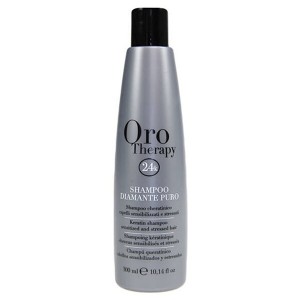 Fanola Oro Therapy Shampoo Diamante Puro Бриллиантовый шампунь с кератином для реконструкции волос 300 мл