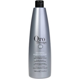 Fanola Oro Therapy Shampoo Diamante Puro Бриллиантовый шампунь с кератином для реконструкции волос 1 л