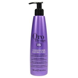 Fanola Oro Therapy Conditioner Zaffiro Puro Сапфировый кондиционер с кератином для светлых волос 300 мл