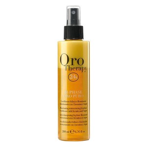 Fanola Oro Therapy Bi-Phase Oro Puro Восстанавливающий двухфазный спрей-кондиционер с кератином
