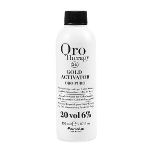 Fanola Oro Therapy Gold Activator Oro Puro 20 Vol 6% Окислитель с микрочастицами золота 6% 150 мл