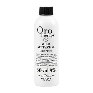 Fanola Oro Therapy Gold Activator Oro Puro 30 Vol 9% Окислитель с микрочастицами золота 9% 150 мл