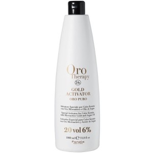 Fanola Oro Therapy Gold Activator Oro Puro 20 Vol 6% Окислитель с микрочастицами золота 6% 1 л