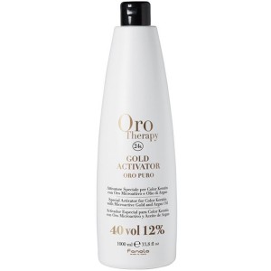 Fanola Oro Therapy Gold Activator Oro Puro 40 Vol 12% Окислитель с микрочастицами золота 12% 1 л