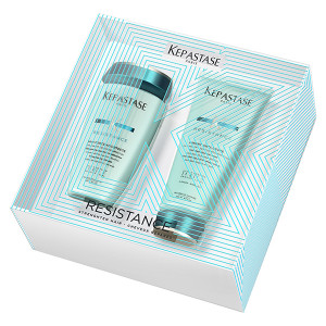 Kerastase Resistance Spring Set Bain + Ciment Весенний набор Шампунь + Уход-цемент для поврежденных волос 450 мл