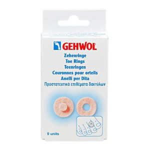 Gehwol Zehenringe Rund Круглые кольца для пальцев 9 шт