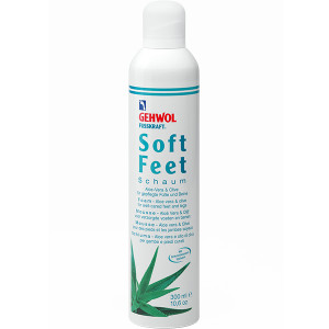 Gehwol Fusskraft Soft Feet Schaum Пенка для ног с Алоэ Вера и гиалоурановой кислотой 300 мл