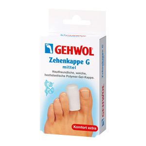 Gehwol Zehenkappe G Mittel Средние гель-колпачки для защиты пальцев 2 шт