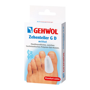 Gehwol Zehenteiler G D Mittel Средний гель-корректор 3 шт