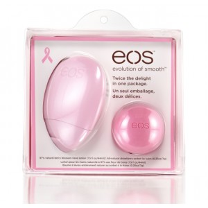 EOS 2 Pack Hand Lotion and Lip Balm Набор состоит из Ягодного крема для рук и бальзама для губ Клубничный Сорбет