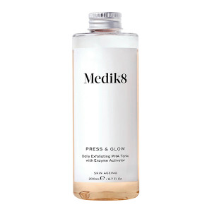 Medik8 Press & Glow Refill Daily Exfoliating PHA Tonic with Enzyme Activator Отшелушивающий тоник для чувствительной кожи 200 мл