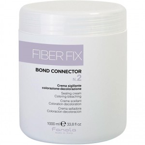 Fanola Fiber Fix Bond Connector №2 Уплотняющий крем после окрашивания или осветления волос 1 л