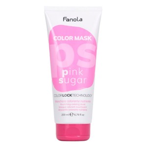 Fanola Color Mask Pink Sugar Питательная окрашивающая маска для волос "Розовая" 200 мл