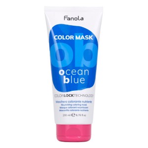Fanola Color Mask Ocean Blue Питательная окрашивающая маска для волос "Синяя" 200 мл