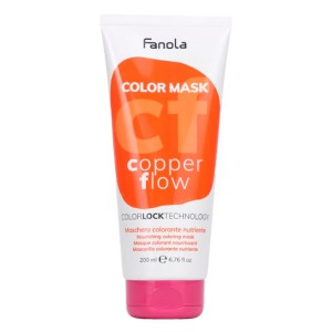 Fanola Color Mask Copper Flow Питательная окрашивающая маска для волос "Медная" 200 мл