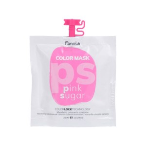 Fanola Color Mask Pink Sugar Питательная окрашивающая маска для волос "Розовая" 30 мл