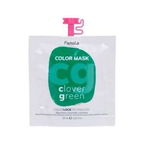 Fanola Color Mask Clover Green Питательная окрашивающая маска для волос "Зеленая" 30 мл