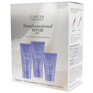 ALTERNA CAVIAR ANTI-AGING Trasformational Repair Kit Дорожный набор тотальное восстановление волос