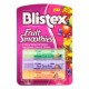 Blistex Fruit Smoothies Triple  Бальзамы для губ Фруктовые коктейли  Тропический + Дыня+ Ягодный Взрыв SPF 15