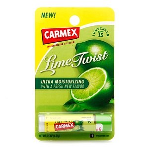 CARMEX Lime Twist Moisturizing Lip balm Увлажняющий бальзам для губ со вкусом Лайма SPF 15