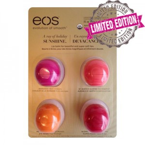 EOS 4 Pack Rachel Roy Holiday Collection Limited Edition Smooth Лимитированый набор из 4-x бальзамов для губ